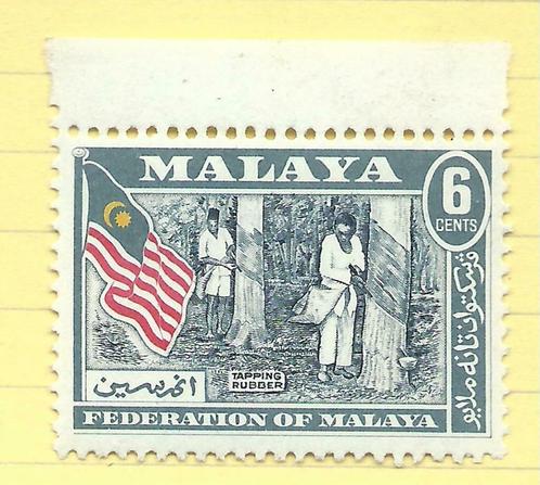 Timbre de 6 C de la Malaisie non tamponné, voir photo, Timbres & Monnaies, Timbres | Asie, Non oblitéré, Enlèvement ou Envoi