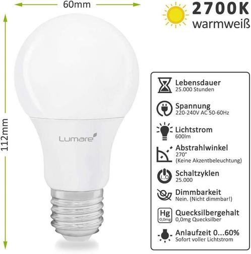 ampoule led E27 7w 3000K