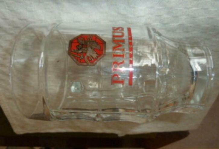#F bier glas PRIMUS HAACHT 0,5L Brij. Haacht Boortmeerbeek, Collections, Verres & Petits Verres, Utilisé, Verre à bière, Enlèvement ou Envoi