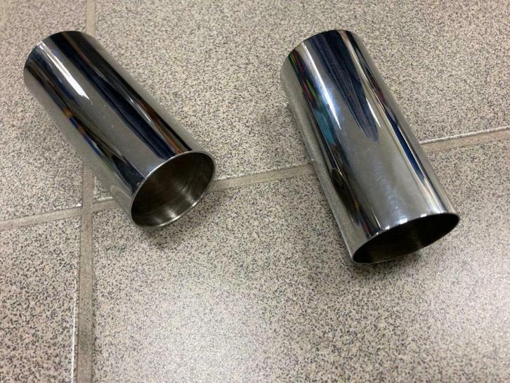 Caches chromés fourche HONDA C320, C321, SS50M, SS50, CD50, Motoren, Onderdelen | Honda, Nieuw, Ophalen of Verzenden