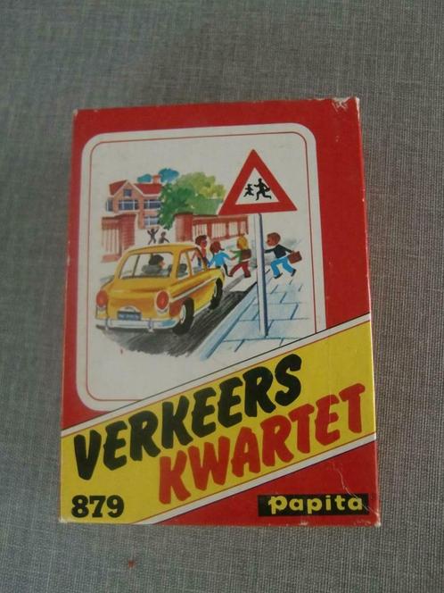SPEL KWARTET  VERKEER, Verzamelen, Speelkaarten, Jokers en Kwartetten, Zo goed als nieuw, Kwartet(ten), Ophalen of Verzenden