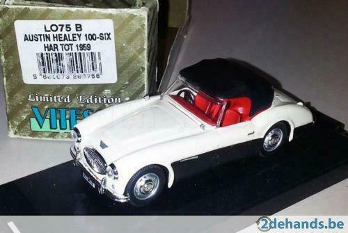 1:43 oude Vitesse Austin Healey 100-6 hardtop 1959 L075B, Hobby en Vrije tijd, Modelbouw | Auto's en Voertuigen, Gebruikt, Auto