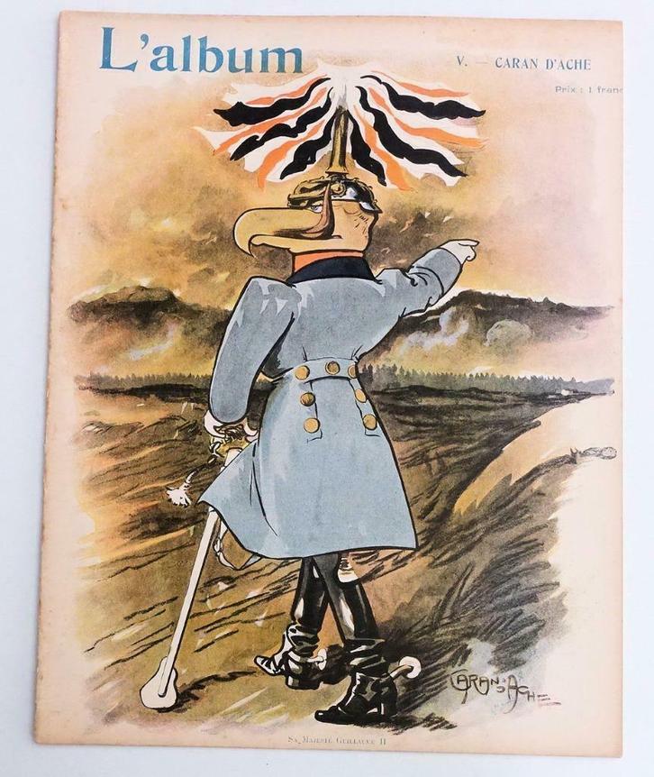 L'Album V. Caran d'Ache [c. 1901] Belle Epoque, Antiquités & Art, Antiquités | Livres & Manuscrits, Enlèvement ou Envoi
