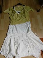 Jurk wit merk didl - maat 2 + jasje geel merk mais il est ou, Kleding | Dames, Wit, Ophalen of Verzenden, Mais il est ou le soleil