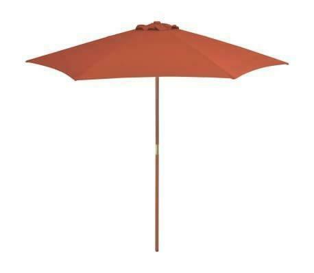 Parasol TARRACOTTA parasol jardin parasol terrasse 270 cm, Tuin en Terras, Overige Tuin en Terras, Nieuw, Verzenden
