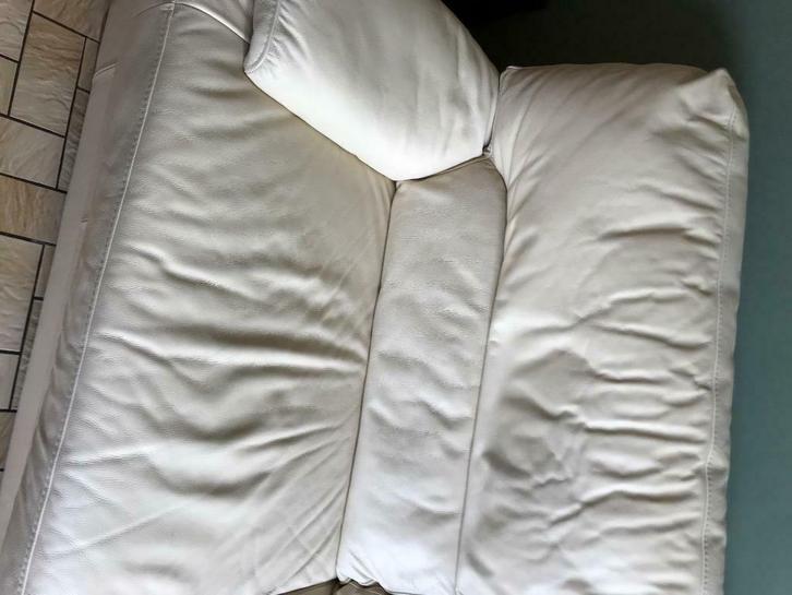 Canapé, Huis en Inrichting, Zetels | Zetels, Gebruikt, Driepersoons, Leer, Ophalen