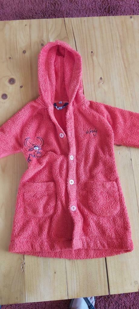 woody zachte rode badjas/kamerjas 104 x, Ophalen, Gebruikt