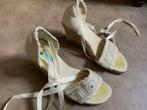 Beige sandalen maat 39, Espadrilles, Enlèvement ou Envoi, Beige, Porté