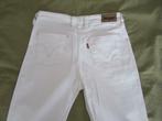 Witte jeans Levi's maat 28, Levi's, W28 - W29 (confectie 36), Ophalen of Verzenden, Wit