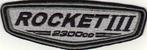 Patch Triumph Rocket III 2300cc - 125 x 43 mm, Nieuw zonder kaartje, TRIUMPH, Overige typen