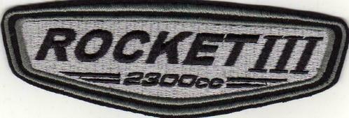 Patch Triumph Rocket III 2300cc - 125 x 43 mm, Motoren, Kleding | Motorkleding, Overige typen, Nieuw zonder kaartje, Ophalen of Verzenden