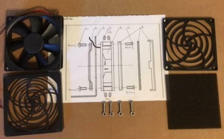 Acom extra Fan voor 1000-1500-2100, Télécoms, Émetteurs & Récepteurs, Neuf, Émetteur et Récepteur, Enlèvement ou Envoi