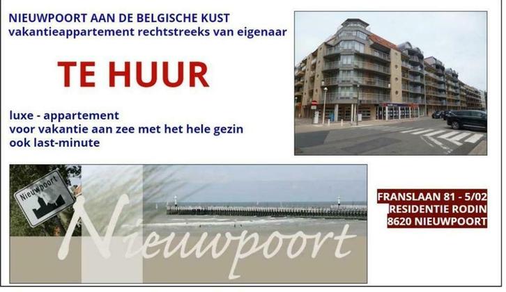 Te huur appartement voor vakantie in nieuwpoort,Franslaan 81, Vakantie, Vakantiehuizen | België, Antwerpen of Vlaanderen, Appartement