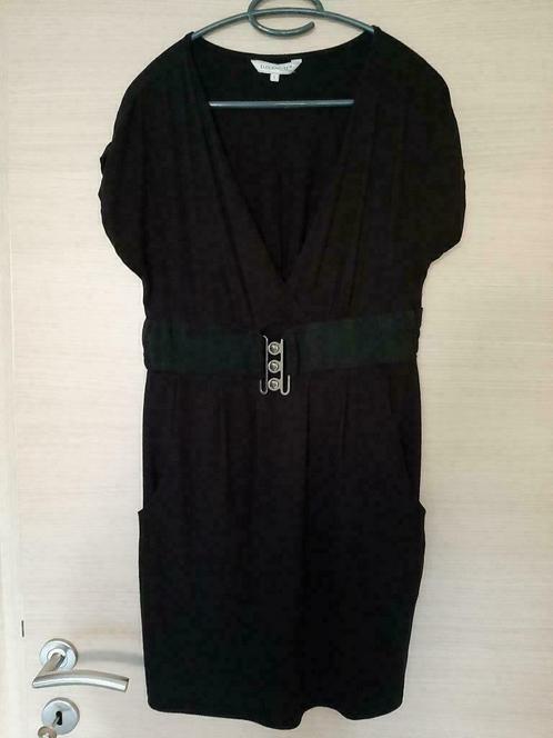 Zwarte jurk Clockhouse maat L, Kleding | Dames, Jurken, Gedragen, Maat 42/44 (L), Zwart, Boven de knie, Ophalen of Verzenden