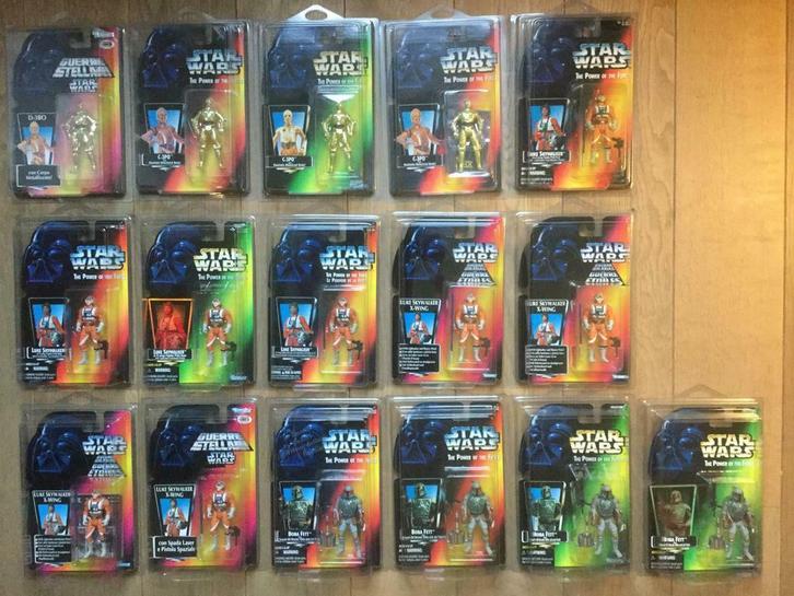 Star wars POTF2 C3PO - Luke X-wing - Boba Fett MINT, Collections, Star Wars, Neuf, Figurine, Enlèvement ou Envoi