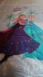 housse couette en coton avec taie d'oreiller reine des neige, Enlèvement ou Envoi, Comme neuf, Une personne, Housse de couette