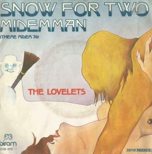 The Lovelets – Snow for two / Midemman - Single, Cd's en Dvd's, Vinyl Singles, Gebruikt, Single, Pop, 7 inch, Ophalen of Verzenden