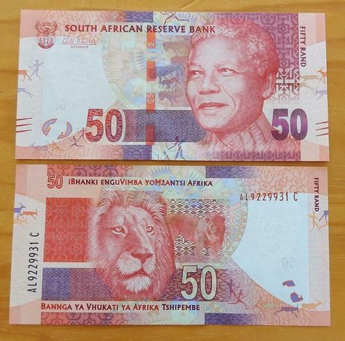 South Africa 2012 - Nelson Mandela - 50 Rand - P# 135 - UNC, Postzegels en Munten, Bankbiljetten | Afrika, Los biljet, Zuid-Afrika