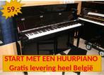 Nieuwe huurpiano Vandaag besteld = Vandaag geleverd !, Noir, Brillant, Piano, Enlèvement