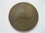 10 Centisimi Italië 1863, Postzegels en Munten, Italië, Ophalen of Verzenden, Losse munt
