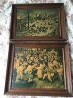 2 x Cadre/Reproduction Pieter Bruegel, Antiek en Kunst, Ophalen of Verzenden