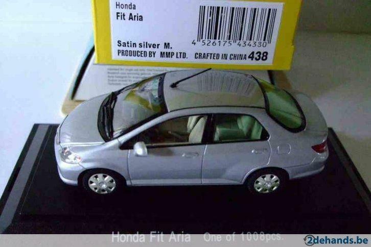Ebbro honda fit aria 1.5 (2003), Hobby en Vrije tijd, Modelbouw | Auto's en Voertuigen, Nieuw, Auto