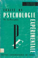 Traité de psychologie expérimentale VI. La Perception, Livres, Psychologie, Psychologie expérimentale ou Neuropsychologie, Utilisé