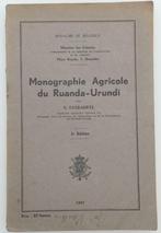 Monographie Agricole du Ruanda-Urundi, Boeken, Ophalen of Verzenden