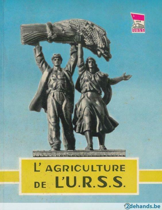 L'Agriculture de L'URSS - brochure voor expo 58, Verzamelen, Overige Verzamelen, Gebruikt