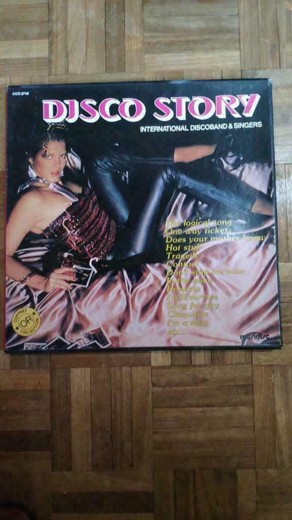 Disco Story - International discoband & singers box 3xvinyl, Cd's en Dvd's, Vinyl Singles, EP, R&B en Soul, 12 inch, Ophalen of Verzenden