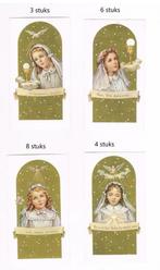 21 onbedrukte kommunie prentjes, Verzamelen, Bidprentjes en Rouwkaarten, Ophalen of Verzenden