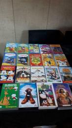 18 VHS kinderfilms, Cd's en Dvd's, Ophalen