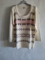 Trui type Intarsia / maat 50, Beige, Ophalen of Verzenden, Zo goed als nieuw, Maat 46/48 (XL) of groter