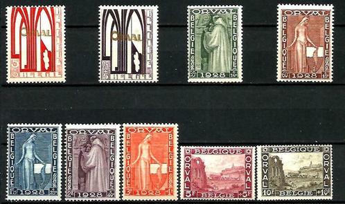België 1928 "Eerste Orval" OBP 258/266**, Timbres & Monnaies, Timbres | Europe | Belgique, Non oblitéré, Gomme originale, Autre