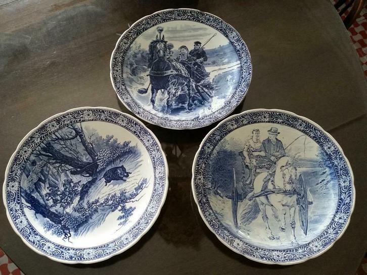 Boch Delfts wandborden, Antiek en Kunst, Antiek | Wandborden en Tegels, Ophalen