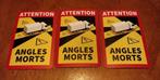 Magneetsticker (s) 3 nieuw Angles Morts Dodehoek Frankrijk, Ophalen of Verzenden