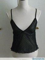 Petite  blouse transparente noir ;, Noir, Porté, Enlèvement ou Envoi