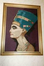 Geborduurd schilderij van Egyptische koningin, Handborduren, Overige typen, Gebruikt, Ophalen