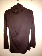 T-shirt lange mouwen, geschikt voor borstvoeding, Comme neuf, Chemise ou Top, Brun, Taille 42/44 (L)