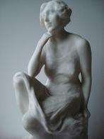 B. TUERLINCKX Mechelen 1927 Carrara marmer beeld danseres, Ophalen