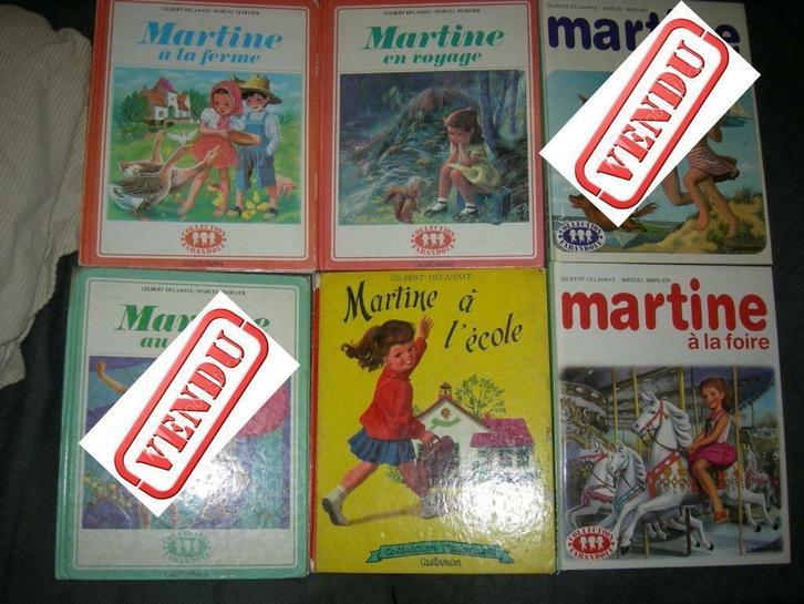 BD Martine - 7 numéros, Boeken, Stripverhalen, Gelezen, Meerdere stripboeken, Ophalen