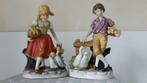 vintage beeldjes jongen en meisje met gansjes, Enlèvement ou Envoi