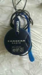 Vintage ecouteurs mini FM radio Philips eargear elf, Audio, Tv en Foto, Ophalen of Verzenden, Zo goed als nieuw, Radio