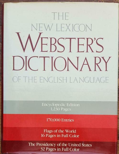 Webster's Dictionary, Boeken, Woordenboeken, Zo goed als nieuw, Engels, Overige uitgevers, Ophalen of Verzenden