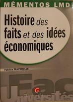 Histoire des faits et des idées économiques, Boeken, Schoolboeken, Nieuw, Overige niveaus, Economie, Fabrice Mazerolle