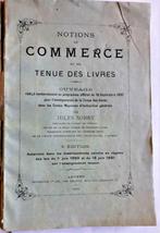 NOTIONS DE COMMERCE ET DE TENUE DES LIVRES, Antiquités & Art, Antiquités | Livres & Manuscrits, Enlèvement ou Envoi