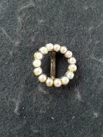 Boucle ronde 21 mm avec 15 perles blanches ceinture drapé..., Hobby & Loisirs créatifs, Couture & Fournitures, Enlèvement ou Envoi