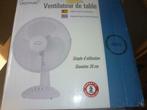 2 VENTILATEURS DE TABLE  40 W - D'OCCASION, 3 vitesses ou plus, Ventilateur de Table ou au Sol, Ventilation, Utilisé