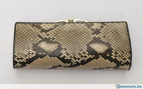F557 slangenleer avondtasje, Handtassen en Accessoires, Tassen | Damestassen, Nieuw, Handtas, Ophalen of Verzenden