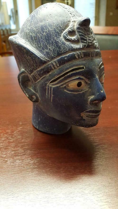 EGYPTE - BUSTE AKHENATON (amenothep IV ) -   2 kilos, Antiquités & Art, Art | Art non-occidental, Enlèvement ou Envoi